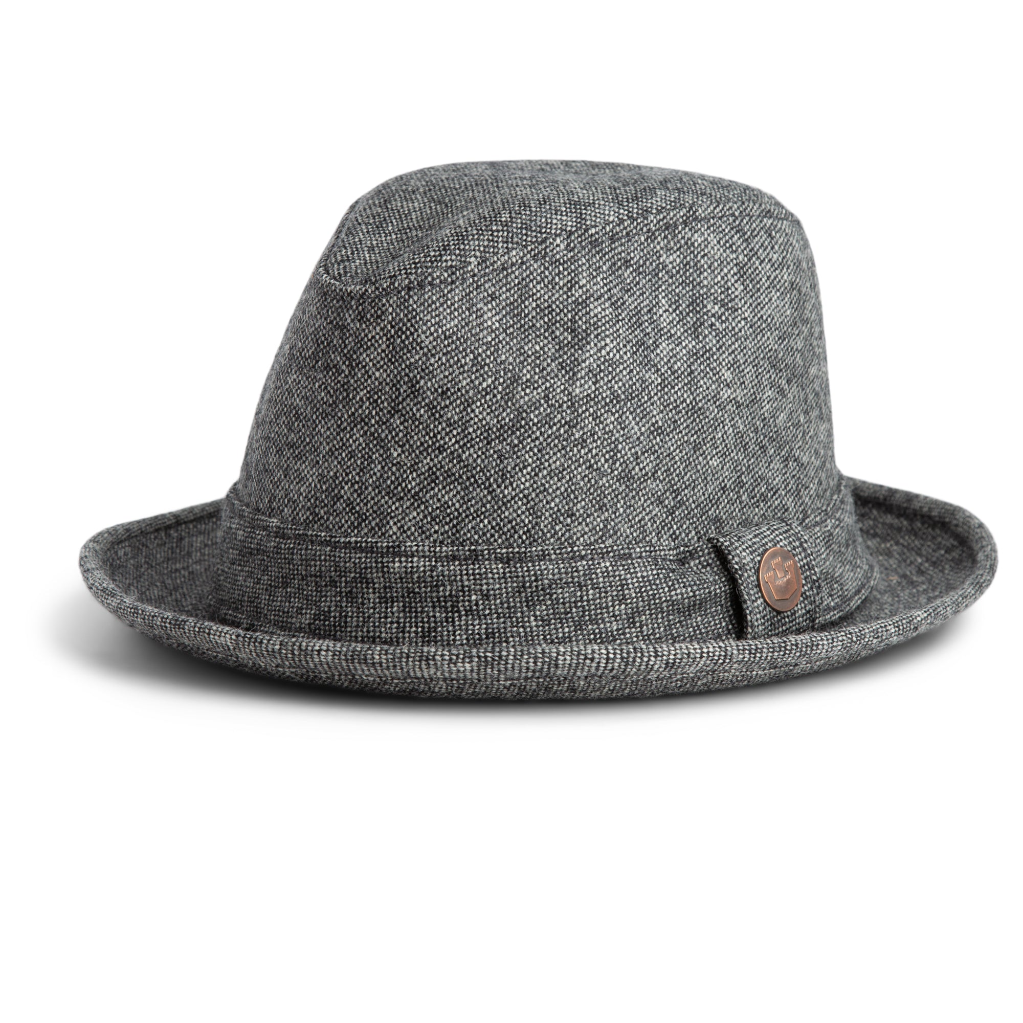 Classic Tweed Fedora Hat for Men